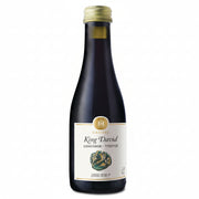 Bottle of King David Concorde wine on a white background